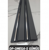 DP-OMEGA-5 GÜMÜŞ- ANTRASİT DUVAR PANELİ [Birim fiyatımız 1 boy için geçerlidir]